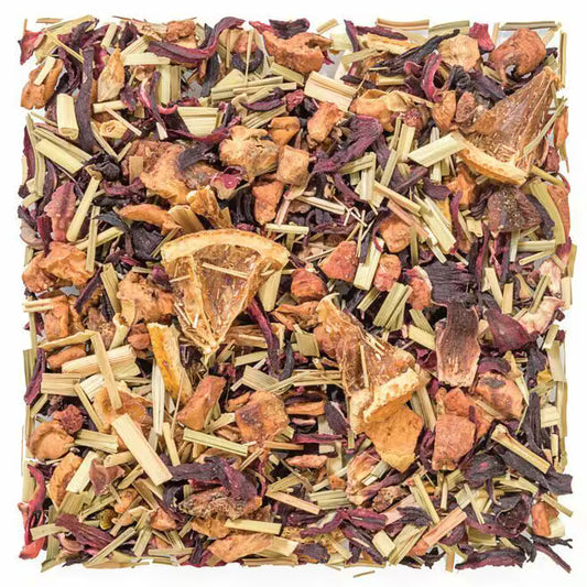 Aurore Orange (tisane citronnelle-hibiscus-orange)