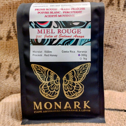 Costa Rica - Miel Rouge par Julio et Salomé Araya