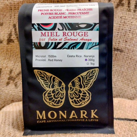 Costa Rica - Miel Rouge par Julio et Salomé Araya