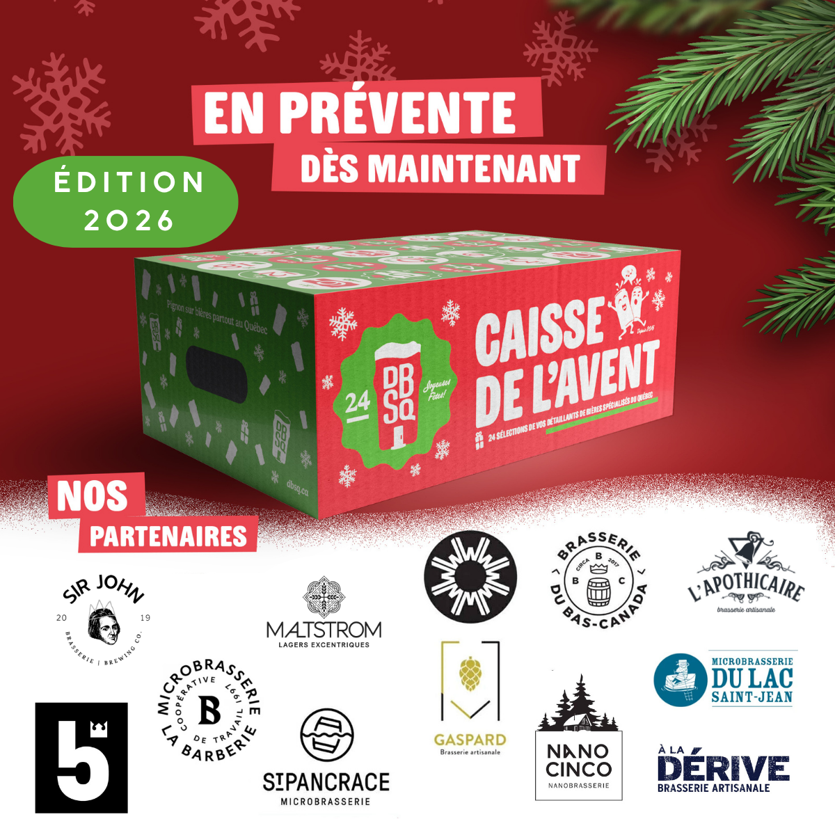 Caisse de l'Avent 2026 - Réservez la vôtre maintenant!