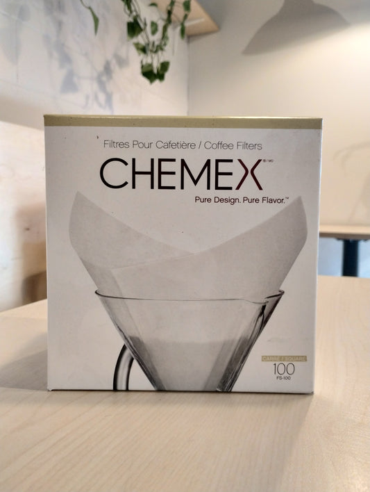 Chemex - Filtres carrés blancs (boîte de 100)