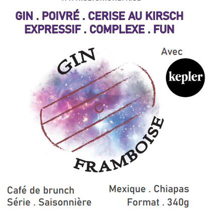 Café de brunch - Gin Framboise